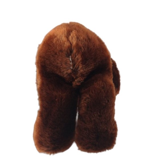 Valentines Day Brown Teddy Bear W/Red Heart Plush 16" Stuffed Animal - Picture 6 of 6